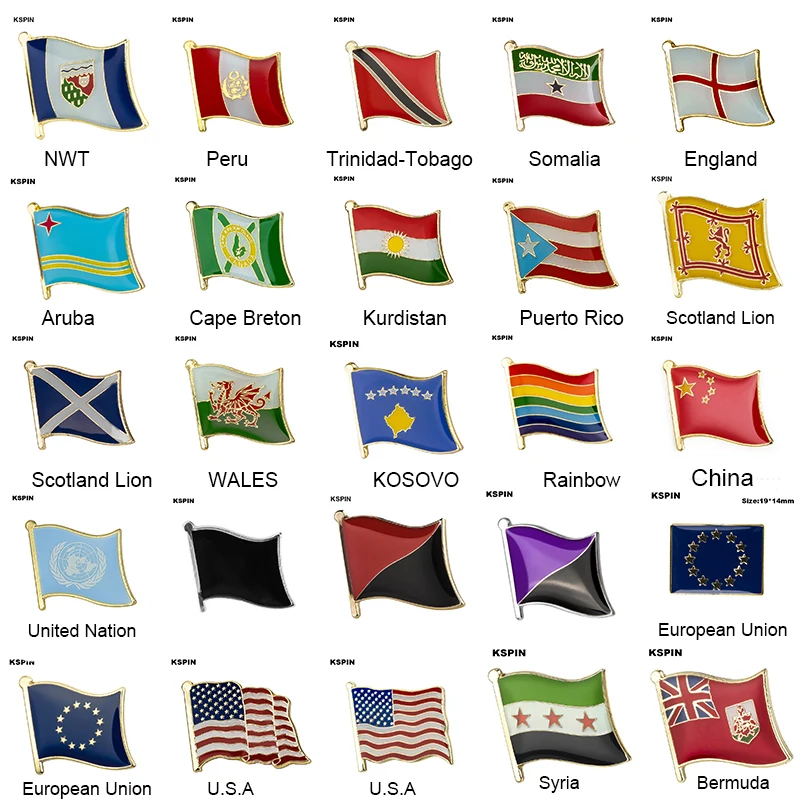 Различные Natinal нагрудные булавки флаг нагрудные булавки значок с флагом страны флаг значок брошь