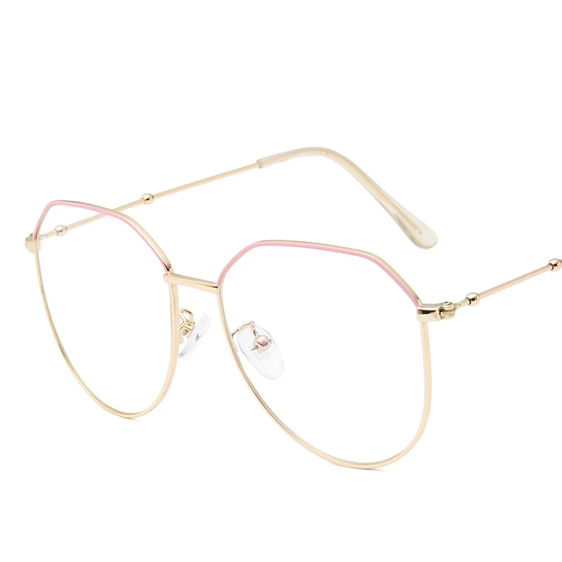 Унисекс Новые многоугольные необычные очки тонкая рамка художественные солнечные очки Рамка Повседневная индивидуальная Мода легкие очки для чтения