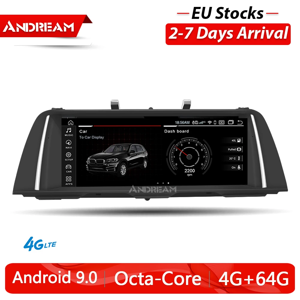10 25 &quotQualcomm 8 Core Android 9 0 4G IPS экран Автомобильный мультимедиа для BMW серии 5 F10 F11 F18 GPS