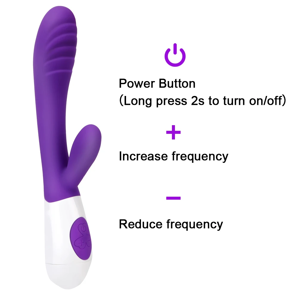 Rabbit vibrator g-spot et stimulateur clitoridien double vibration_voghion.com