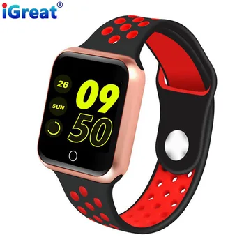 

igreat Smart Watch Men Women Fitness Tracker Heart Rate Monitor Sports Smart Bracelet Blood Pressure Pedometer Android IOS