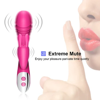 G Spot Rabbit Dildo Vibrator Sex Toys for Woman Vagina Clitoris Stimulator Female Masturbation Female Body Massage 4