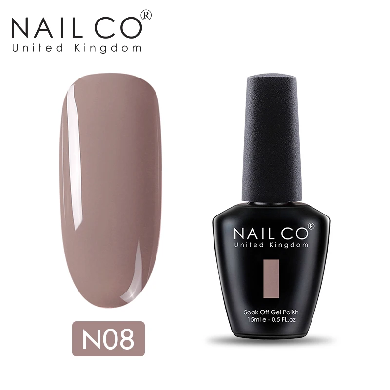 NAILCO Nude Серия Новое поступление лучший лак гель замочить УФ светодиодный Гель-лак для ногтей гель лак для ногтей Гибридный гвоздь искусство - Цвет: N08