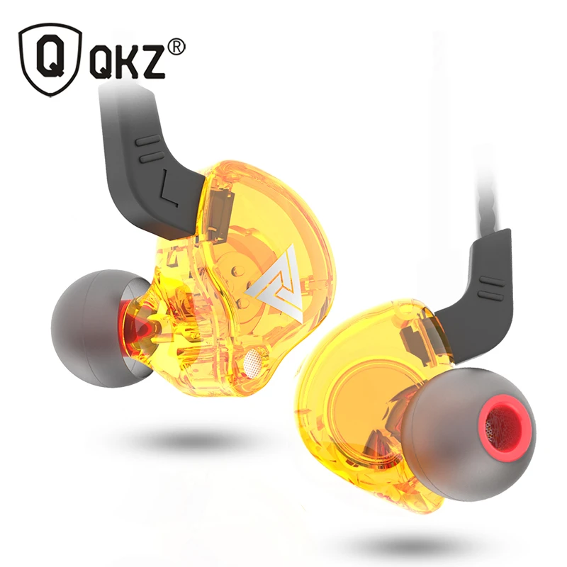 QKZ Auriculares deportivos AK6 con controlador de cobre, cascos internos HiFi para correr con micrófono, auriculares de para Xiaomi y Huawei| y audífonos| - AliExpress
