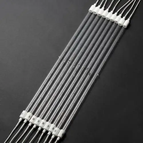 415v 3000w 2000mm поднятая кварцовая двойная трубка Инфракрасные Нагревательные Лампы из углеродного волокна