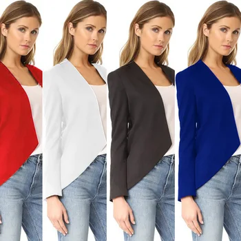 

OWLPRINCESS 2019 Autumn New Style Irregular Edge Versatile Casual Fashion Coat Tops