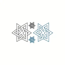 Sexy Hexagram Waterproof Temporary Tattoo Sticker Arm Leg Fake Tattoo Water Transfer Sticker Men Women