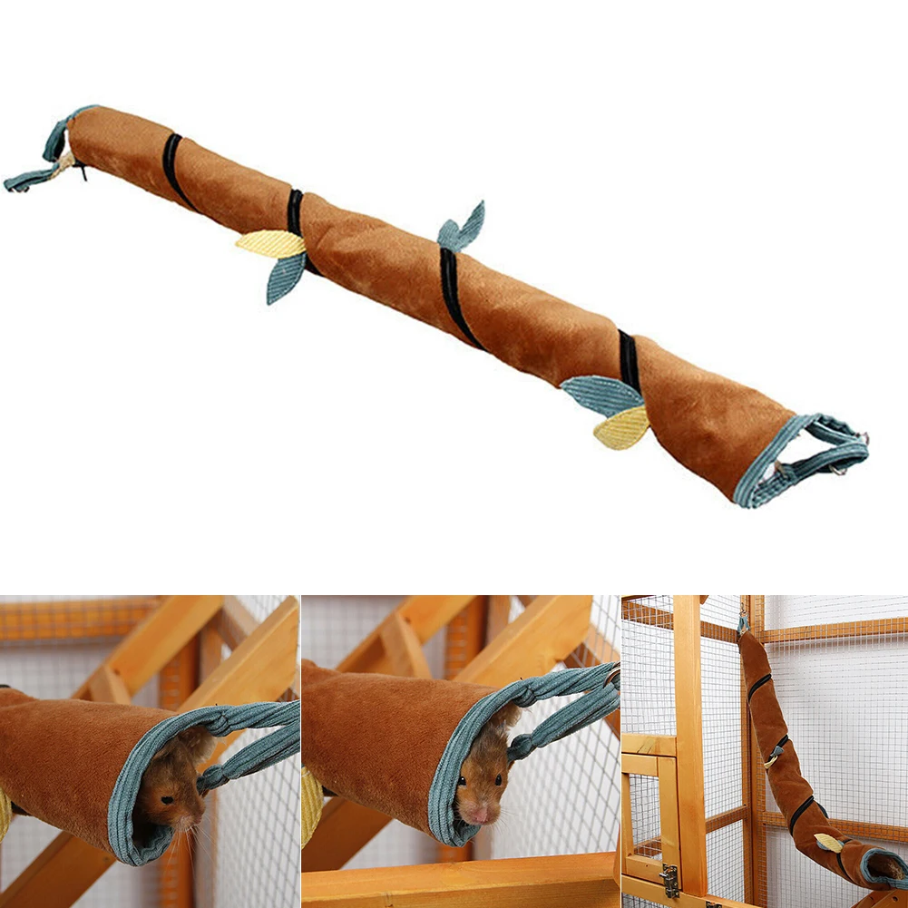 

Rat Long Tunnel Small Animals Gift Home Winter Funny Warm Nest Pet Toy Hamster Hammock Accessory Mouse Relief Boredom Tube