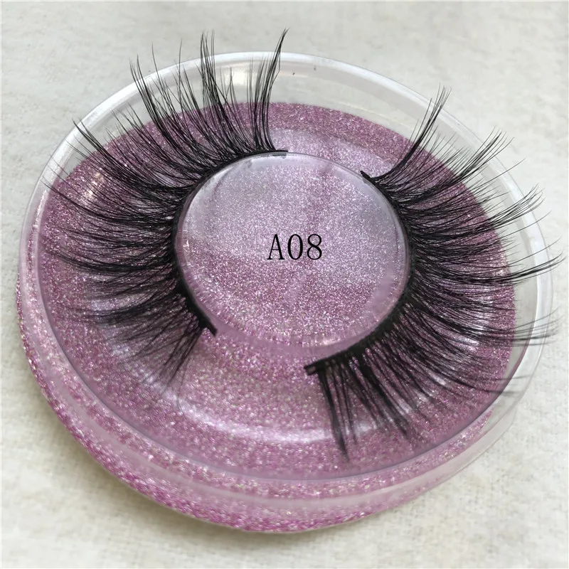 3D Mink Lashes Natural False Eyelashes Dramatic Volume Fake Makeup Eyelash Extension Silk | Красота и здоровье