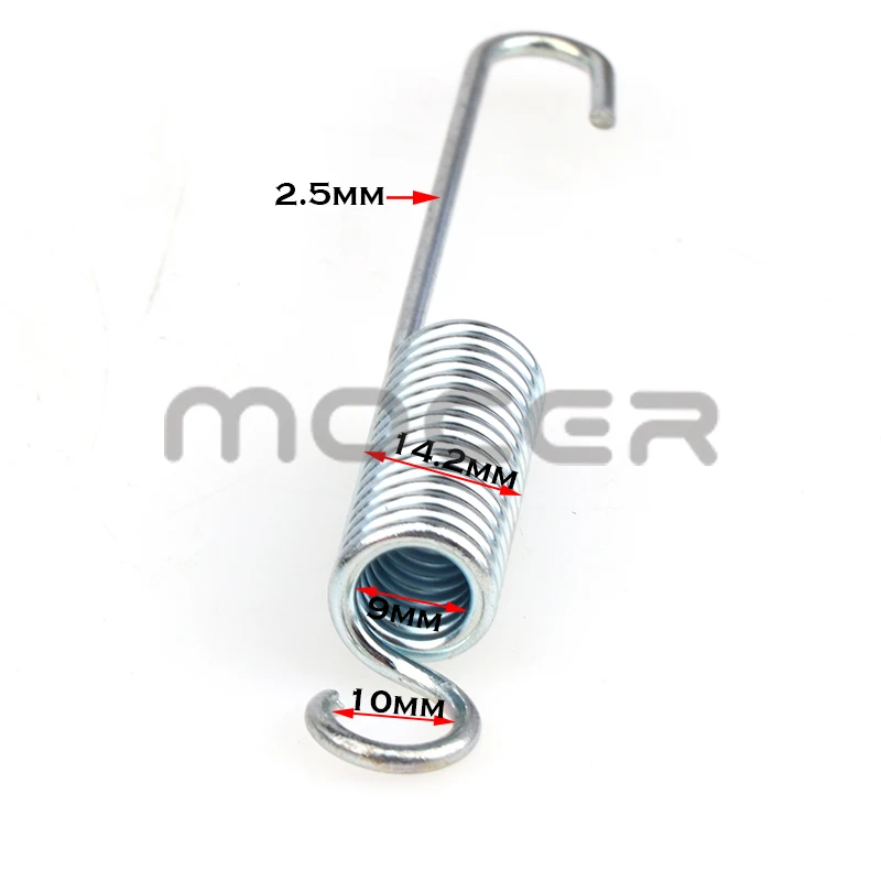 3pcs Metal Kickstand Modifed Return Spring Stand Spring 75MM 90MM 100MM 110MM 125MM For Motorcycle Dirt Pit Bike