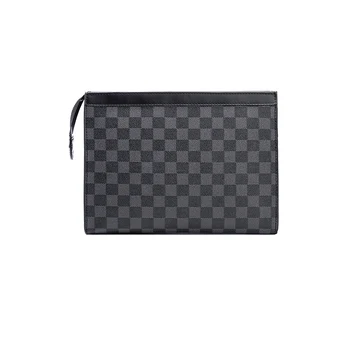 

Plaid Design Luxury New Business Tide Large-capacity Clutch Bag Wallet Men's Small Square Bag Bhecker Bag