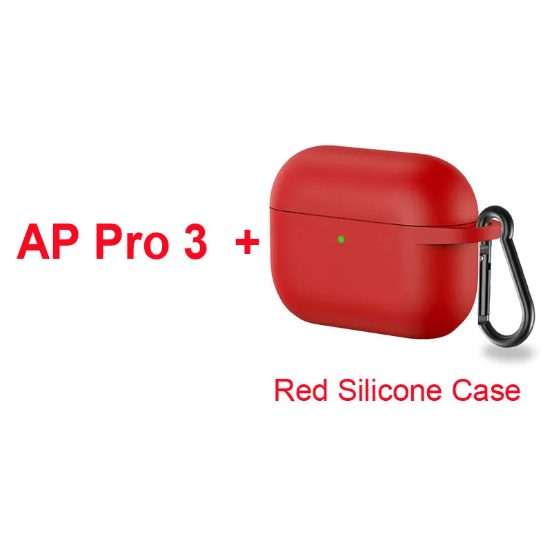 AP Pro 2 3 1:1 Новые беспроводные Bluetooth наушники i12 TWS гарнитура спортивные вкладыши i9000 i500 музыка Смарт сенсор для iPhone Xiaomi - Цвет: AP Pro3 Red