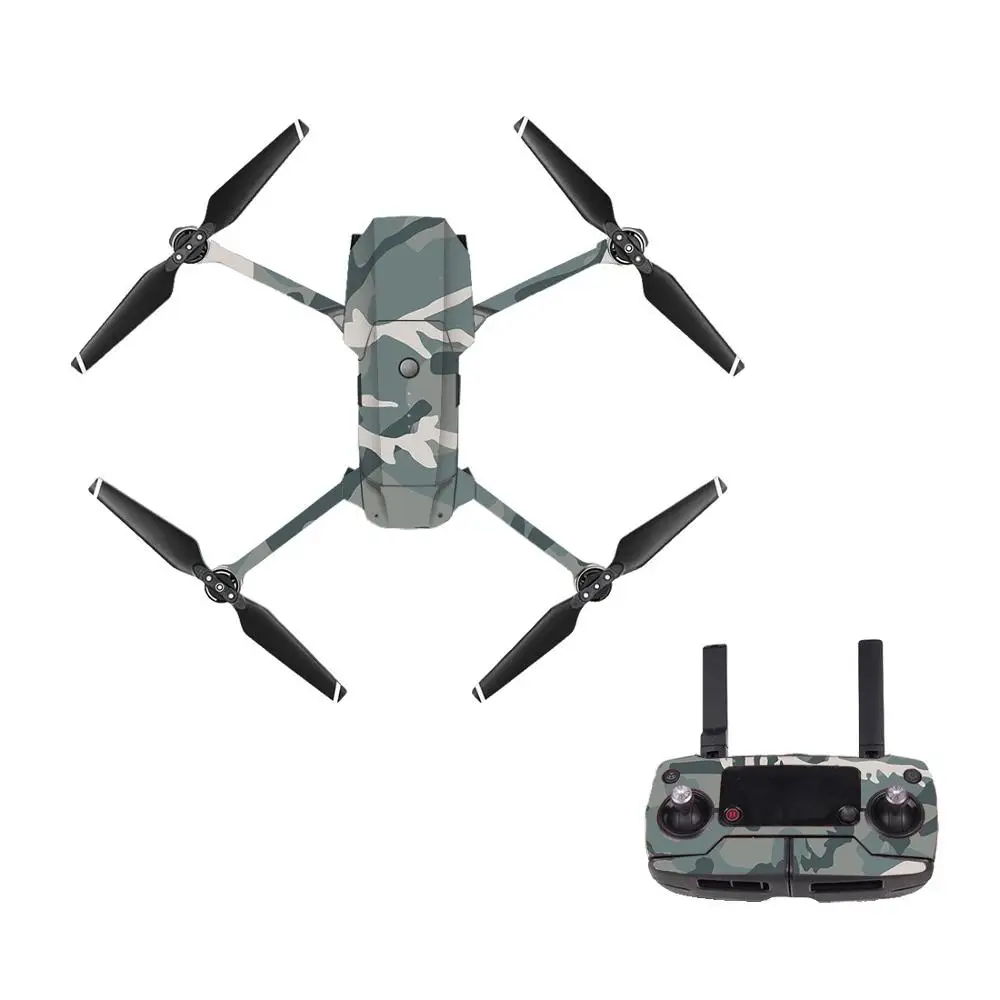 Камуфляжная Водонепроницаемая наклейка из ПВХ защитная пленка для DJI Mavic Pro Drone Body Arm пульт дистанционного управления Запасные части скины