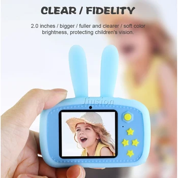 

Children's Mini Video Camera Dual Lens Cute Profesional Photography Camcorder For Kids Birthday Best Gift Vlog Outdoor Camara