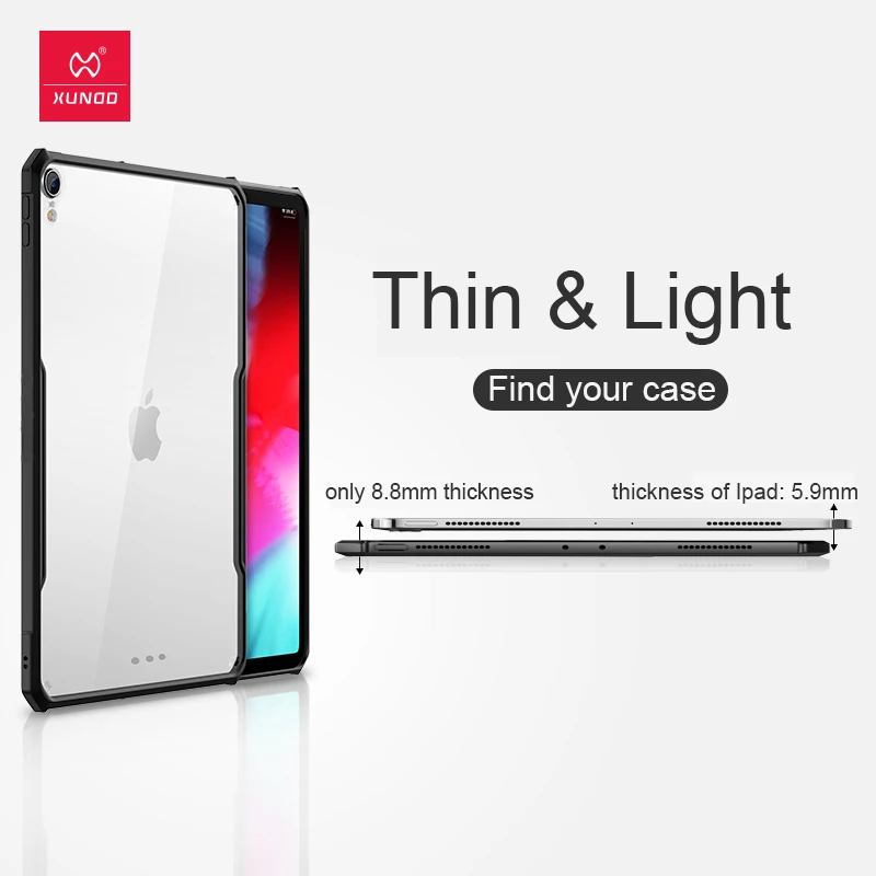 Для iPad 2018/2020 Pro 11 12 9 2020 air 2 7 3 10 5 7th дюймов для mini 1 4 XUNDD акриловые лучей из ТПУ +