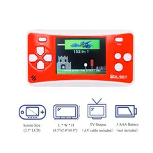 WOLSEN 8 бит 152 игровая ТВ Видео портативная игровая консоль портативное игровое устройство электронная игра pad