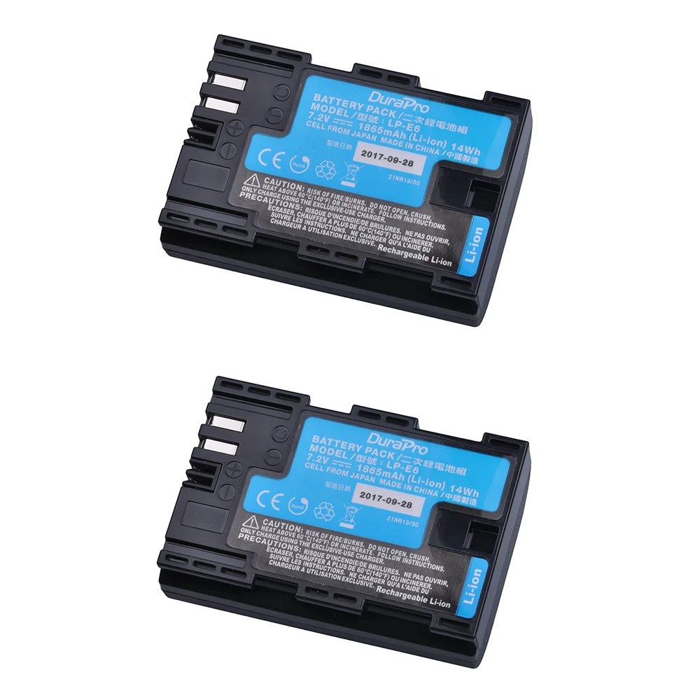1865mah LPE6N LP-E6N bateria lp E6 LPE6 LP-E6 E6Nバッテリー