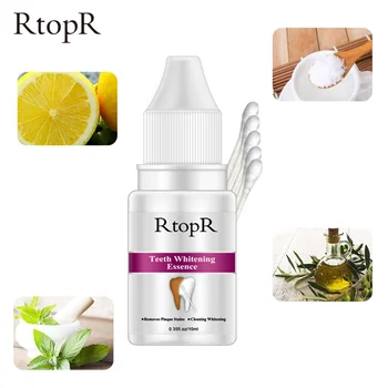 

RtopR Teeth Whitening Essence Oral Hygiene Cleaning Serum Removes Plaque Stains Tooth Bleaching Dental Toothpaste
