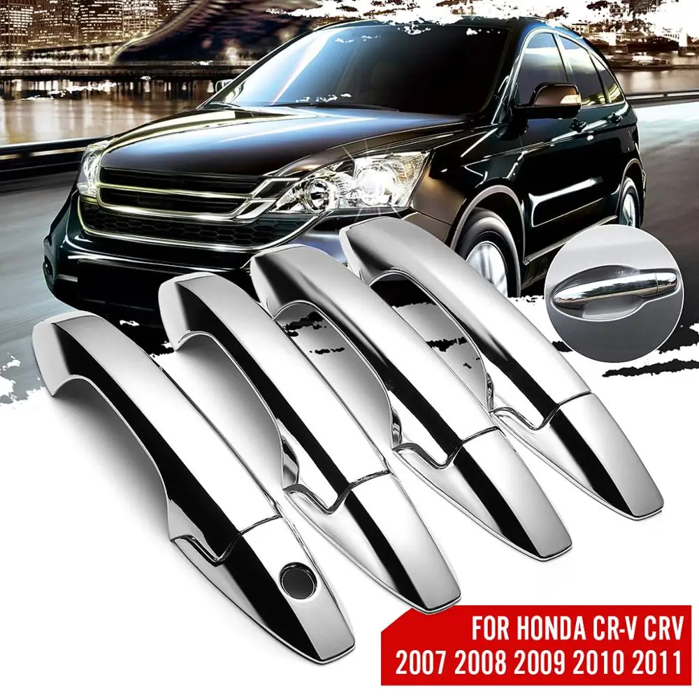 Наклейка на рамку дверной ручки автомобиля для Honda CR-V CRV SUV 2007 2008 2009 2010 2011
