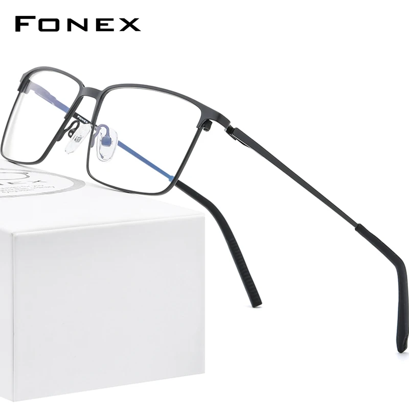FONEX Мужские Оптические очки без винтов из металлического сплава | Аксессуары для