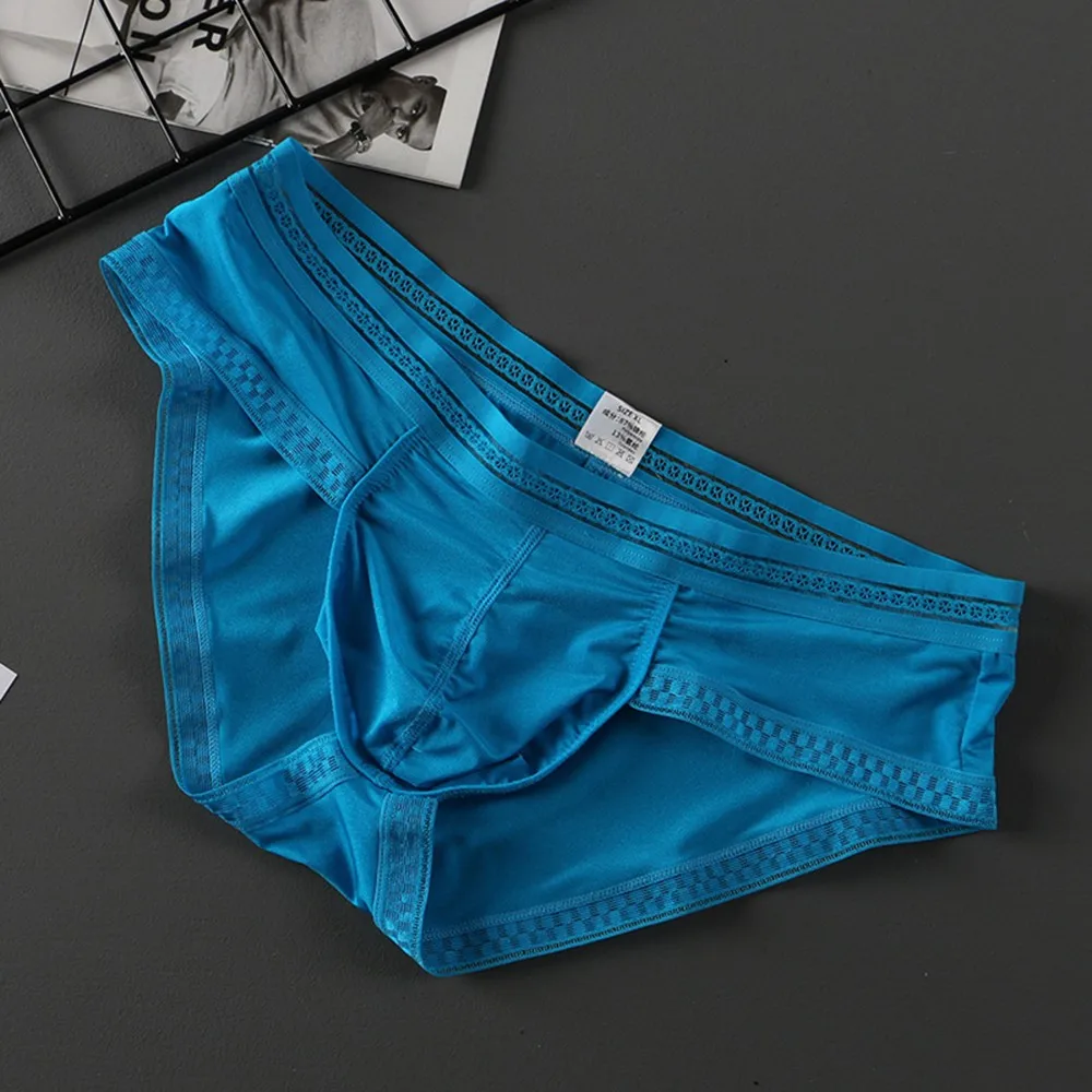 Wholesale Bulge Enhancing Pouch Underwear for Men – 4 Ice Silk