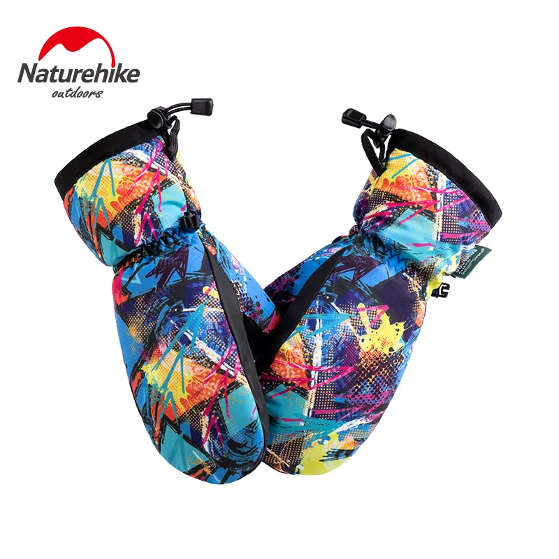 Naturehike GL08 теплые лыжные перчатки мужские и женские перчатки для сноуборда зимние уличные водонепроницаемые бархатные толстые перчатки