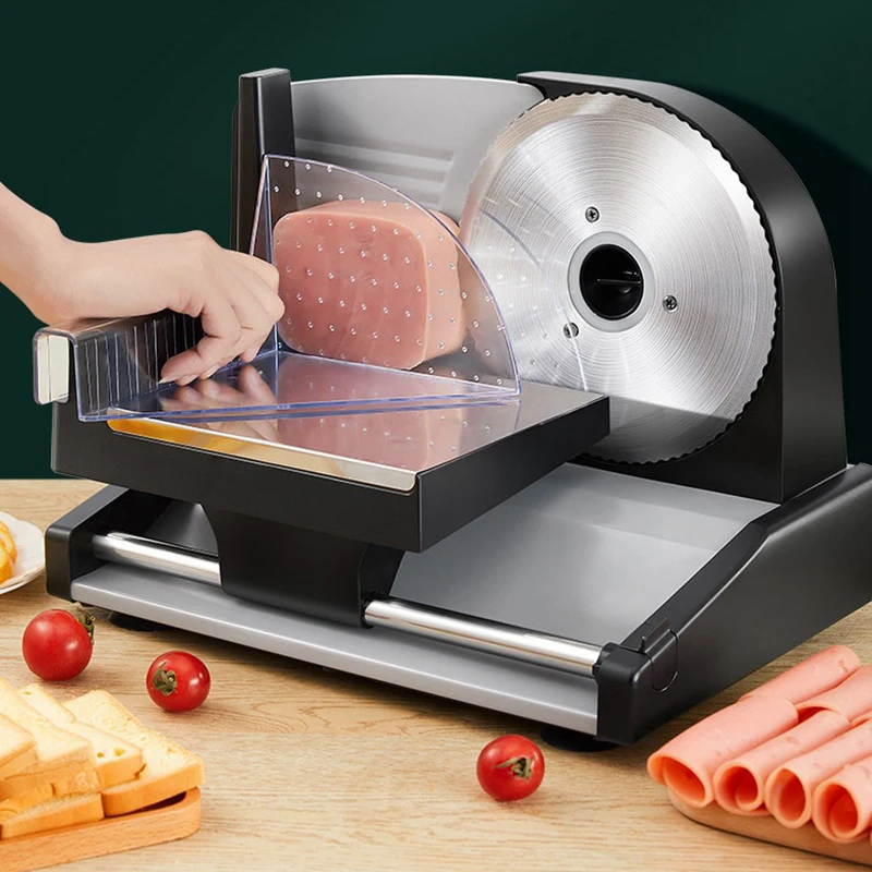 Automatic Meat Cutting Machine Steak Bread Slicing Sausage Bacon Slicer  with Conveyor Belt - China Meat Cutter, Meat Cutting Machine