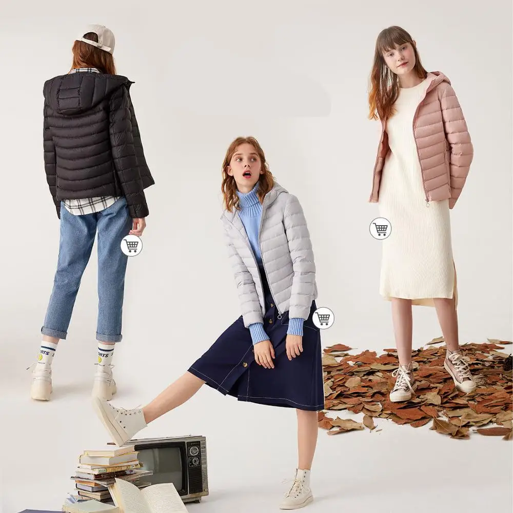 SEMIR 2020 новый зимний пуховик женский плюс бархатный с капюшоном зимняя куртка