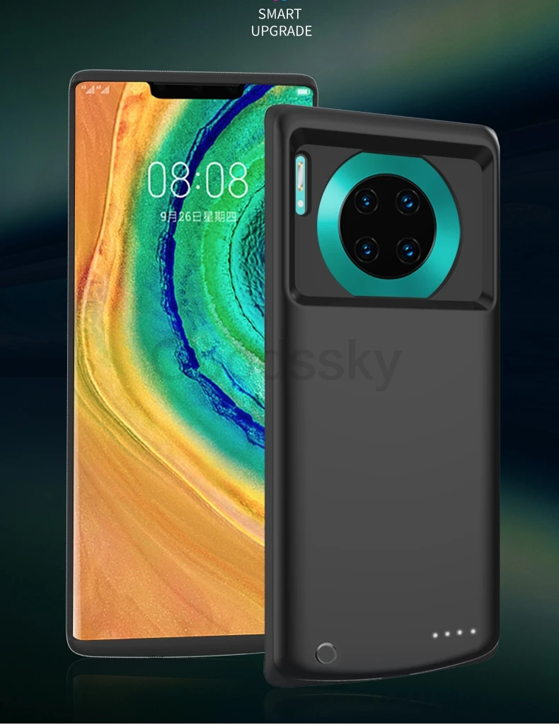 Для huawei mate 30 Pro power bank чехол с зажимом для аккумулятора s Чехол для зарядки mate 30 Тонкий Силиконовый противоударный чехол для зарядного устройства