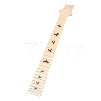 

Yibuy 22 Frets Unfinished Wooden Guitar Neck Part for Electric Guitar