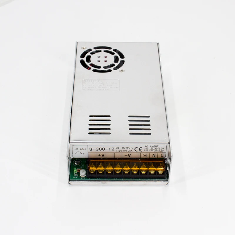 12 В 25 А 300 Вт ac dc источник питания ампер светодиодный режим переключения smps