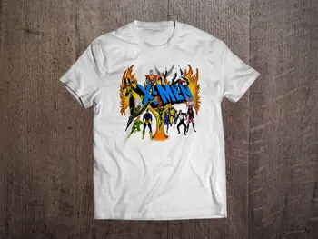 

X-Men White T-Shirt Marvel Super Hero Tee Fan Shirt Sizes S-3XL T Shirts