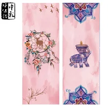 Коврик для йоги, противоскользящий, с драпировкой, с принтом, коврик для йоги, полотенце, портативный, машинная стирка, впитывает пот, фитнес, йога, одеяло