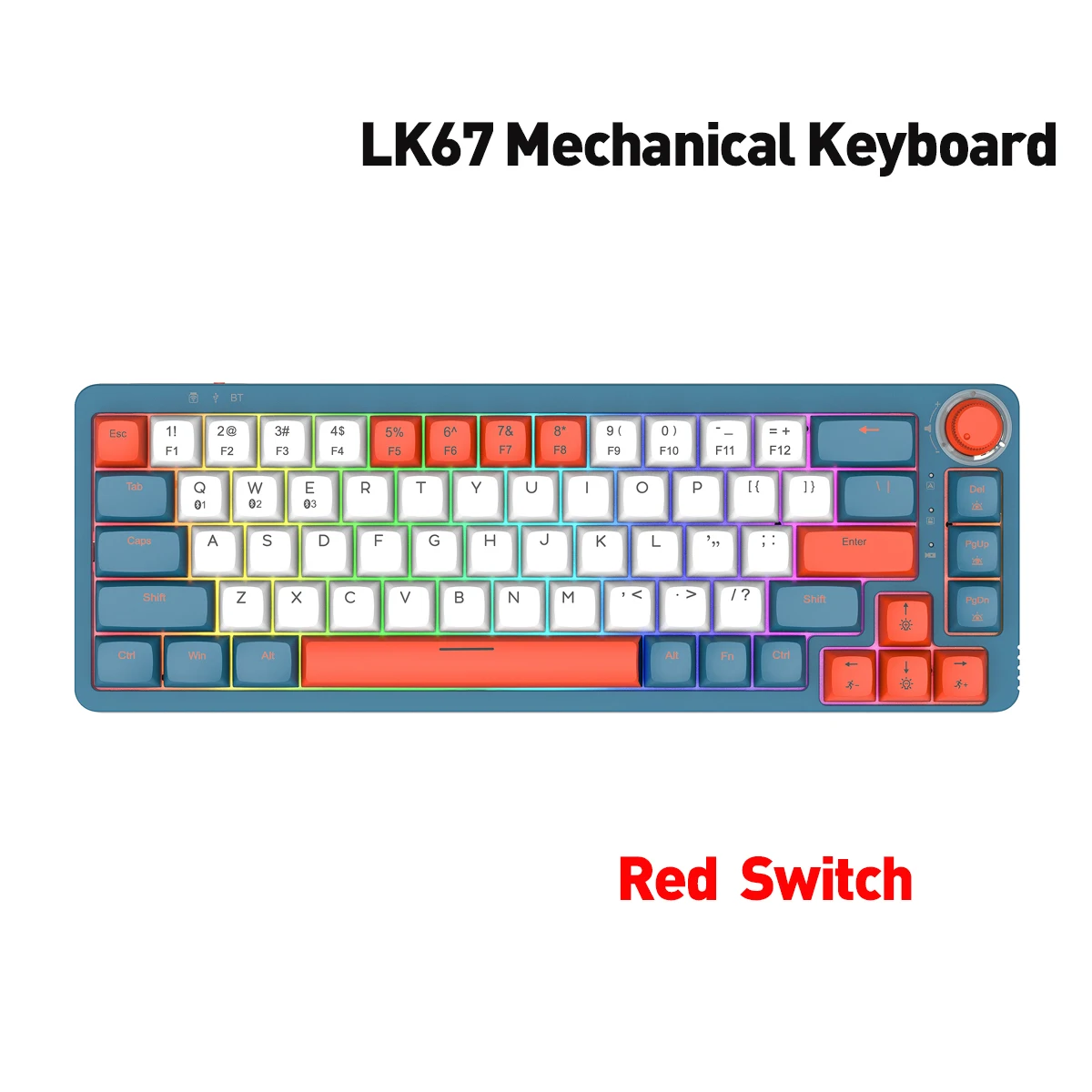 GamaKay LK67 Mechanical Keyboard Customized Kit Hot Swappable Wired/ Bluetooth-compatible/ 2.4GHz PCB Mounting Keyboard KitGamaKay LK67 Keyboard Customized KitGamaKay LK67 Customized Mechanical KeyboardGamaKay LK67 Keyboard Customized KitGamaKay LK67 Customized Mechanical Keyboard standard computer keyboard Keyboards