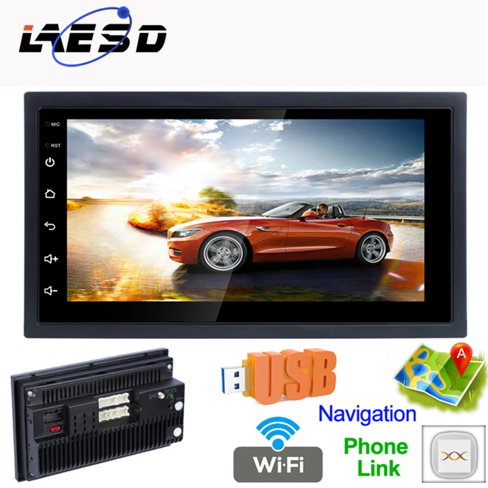 Mtk 8227l Android 8.1 2 Din Car Radio Multimedia Mp5 Player Universal