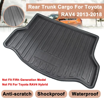 

For Toyota RAV4RAVA 4 2013 - 2018 Car Tray Boot Liner Cargo Rear Trunk Cover Matt Mat Boot Liner Floor Carpet Mud Non-slip