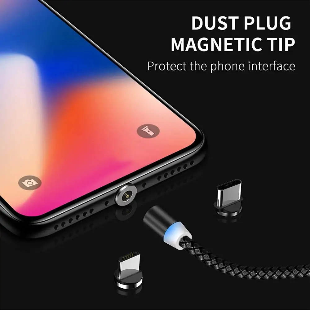 Universal Magnetic Fast Charging Cable - Type C & Micro USB