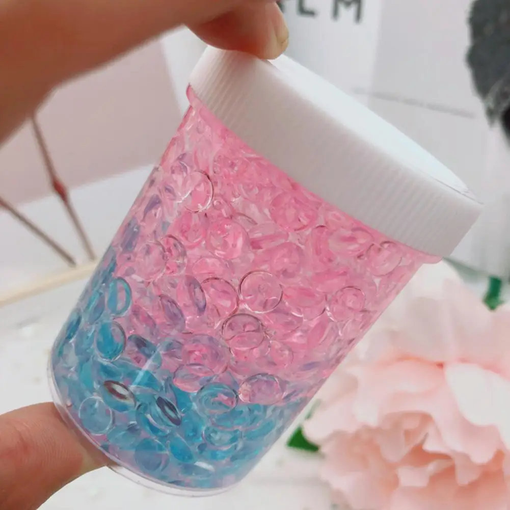 Не соответствующие цвету бусины Кристалл слизи глина DIY прозрачный не-липкий снятие стресса игрушки волшебная грязь DIY