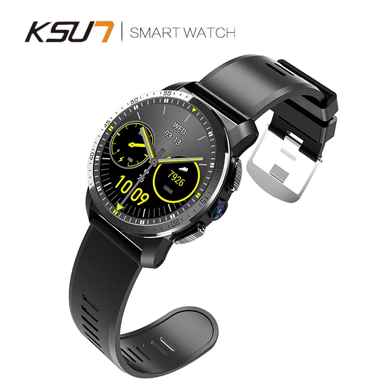 KSUN KSR907 4G Смарт часы Android 7,1 С Камерой 8 Мп gps 2,03 дюймов экран 800 мАч батарея Спорт Бизнес ремешок для мужчин