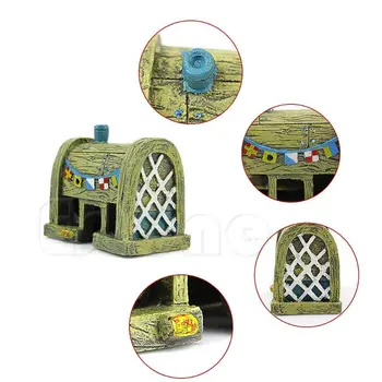 

Aquarium Ornament Decor Resin House For Fish Tank Aquatic Animals Shrimp Cave LX9C