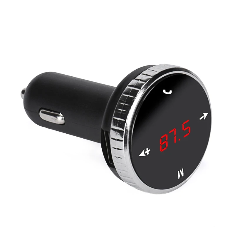 

Car FM Transmitter Kit MP3 Player Remote For Android/iPhone USB 12-24V WMA Wireless Bluetooth