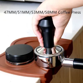 

Hot selling basic coffee powder hammer solid wood handle tamping device 51mm/58mm barista espresso accessories tool