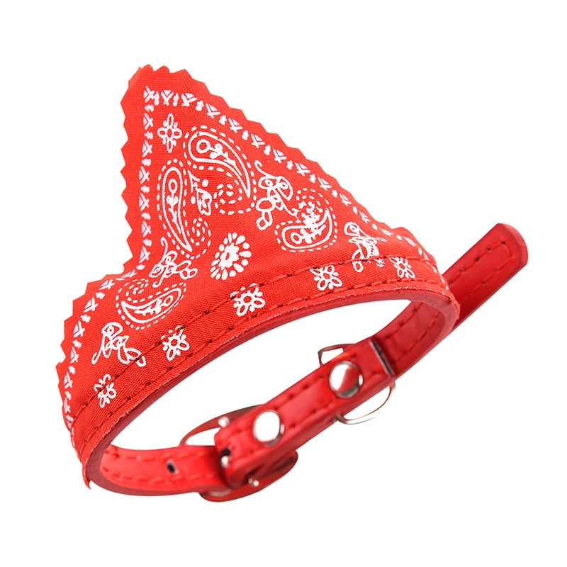 

Small Adjustable Pet Dog Cat Puppy Bandana Scarf Collar