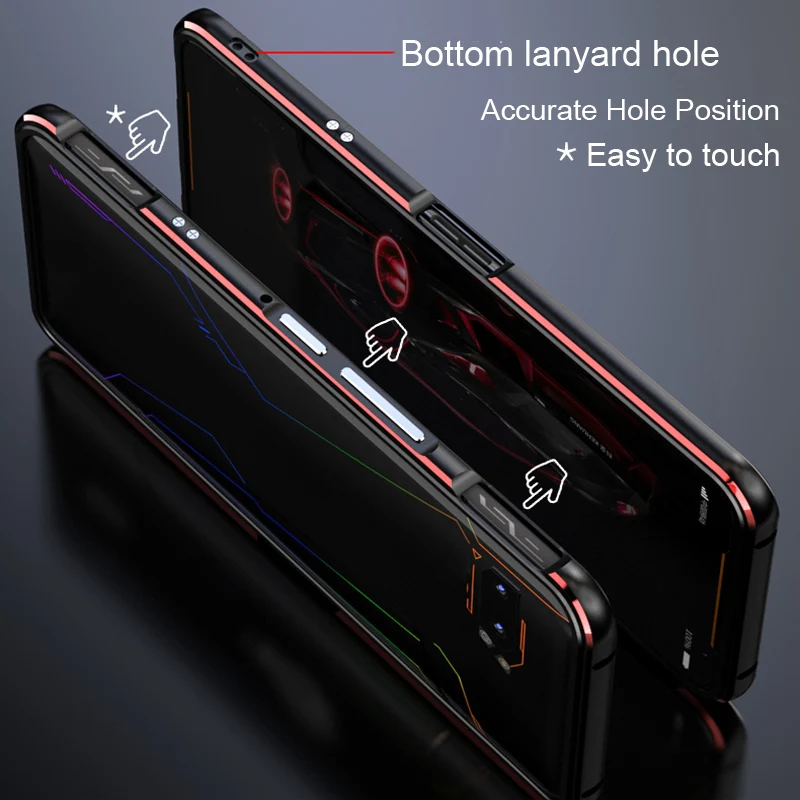 Металлический чехол для ASUS ROG 2 ROG2 металлическая рамка телефона ZS660KL ROGPhone2