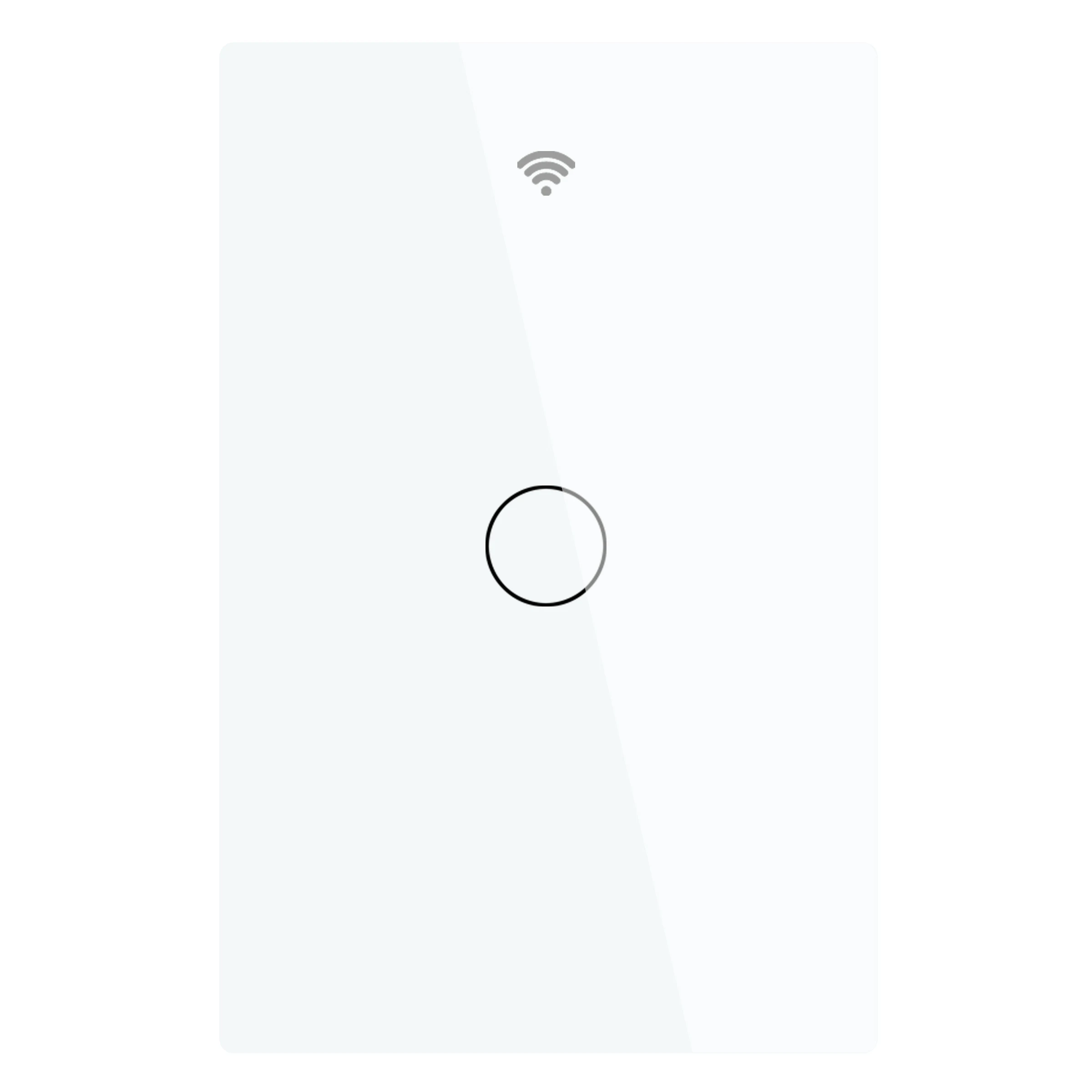 Wi-Fi настенный сенсорный выключатель Smart RF светильник Переключатель 1/2/3 приложение Tuya голос Беспроводной дистанционного Управление Поддержка Alexa Google Home - Цвет: White 1 Gang