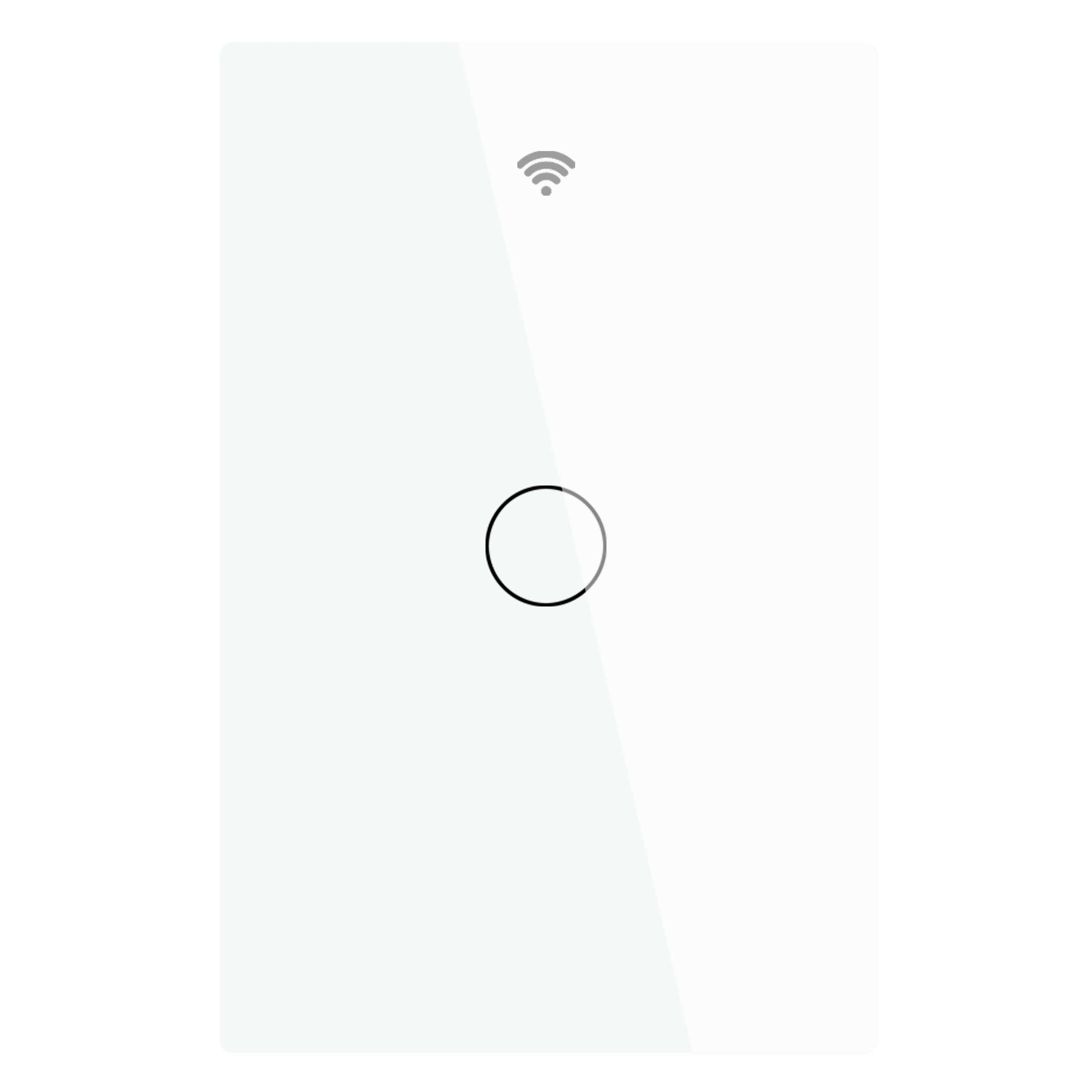 White 1 Gang Wi-Fi настенный сенсорный выключатель Smart RF светильник Переключатель 1/2/3 приложение Tuya голос Беспроводной дистанционного Управление Поддержка Alexa Google Home - Цвет: White 1 Gang