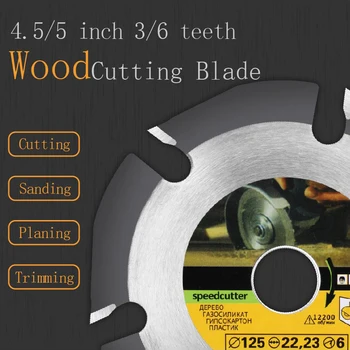 

125mm Multitool Angle Grinder Discs Circular Saw Blade Wood Cutting Disc Circular Saw Carving Disc Tool