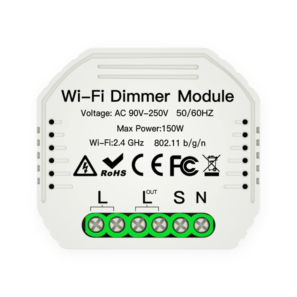 Умный выключатель света сделай сам 1 / 2 клавиши Wi-Fi модуль регулировки яркости