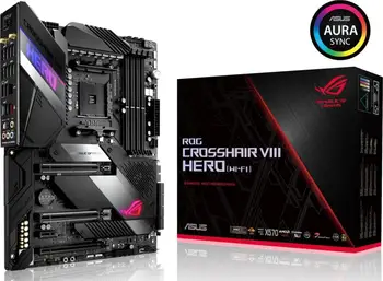 Cheap New Motherboard For ASUS ROG CROSSHAIR VIII HERO(WI-FI) Socket AM4 DDR4 32GB USB2.0 USB3.2 M.2 X570 Desktop Motherboard Mainboar