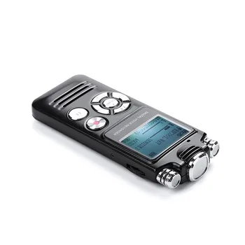 

Portable Digital Voice Recorder MP3 Music Player Dual Microphones Built-in Rechargeable Lithium Battery with Earphones16GB